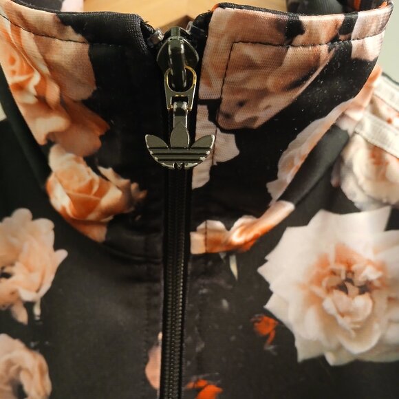 Adidas 3-Stripes Floral Track Jacket - Picture 3 of 8
